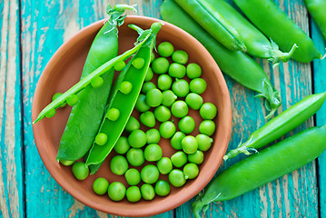 Image showing green peas