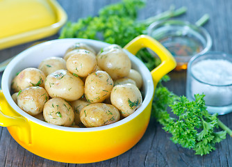 Image showing boiled potato