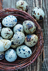 Image showing quail eggs