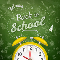 Image showing Welcome back to school. EPS 10