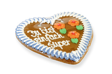 Image showing Gingerbread Heart