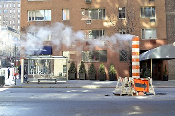 Image showing NYC street steaming