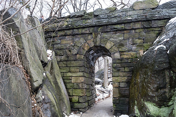 Image showing Ramble Stone Arch by the rocks