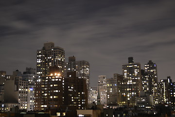 Image showing Night in the Upper East side