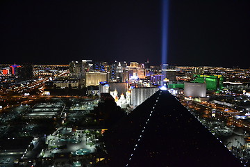 Image showing Las Vegas from the height