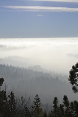 Image showing Above the clouds