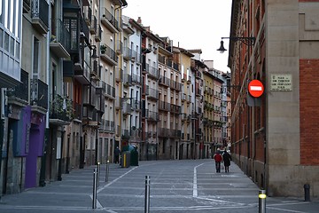 Image showing Walking in Pamplona