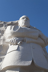 Image showing Martin Luther King from below