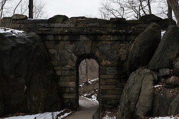 Image showing Passing thorugh Ramble Stone Arch