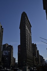 Image showing Flatiron building light and shade