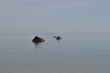 Image showing Fisherman and the sea