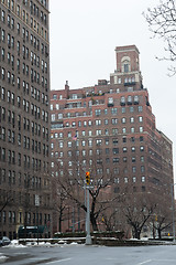 Image showing Park av under the rain