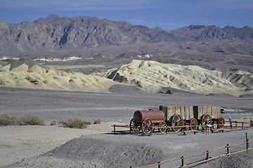 Image showing Train by the Mustard Hills