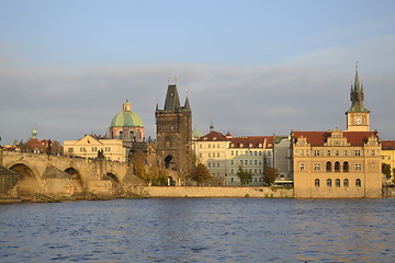 Image showing Prague\'s Charles bridge