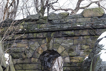 Image showing Top of the Ramble Stone Arch