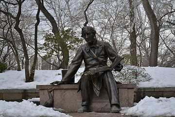 Image showing Hans Christian Andersen statue