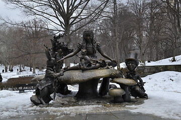 Image showing Statue Alice in Central Park