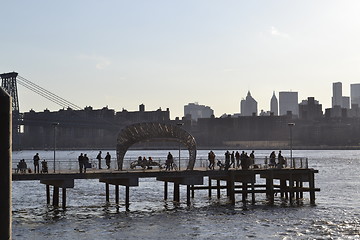 Image showing Williamsburg by the water