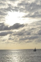 Image showing The sailor on the Ocean