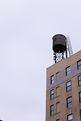 Image showing Water tower against the sky