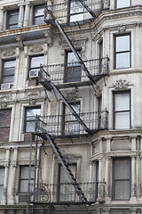 Image showing Multi level fire escape