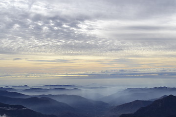 Image showing Sunset from the Moro Rock