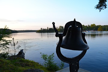 Image showing Bell at sunset