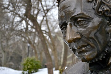 Image showing Hans Christian Andersen close up