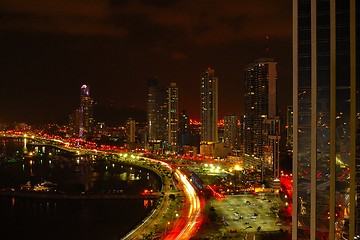 Image showing Panama City at night