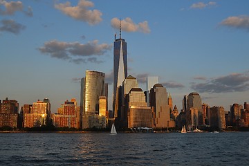 Image showing Sailing the Hudson river