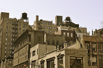 Image showing Water towers on the top