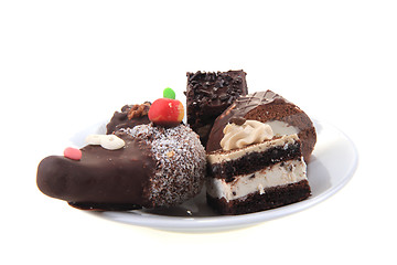 Image showing sweet chocolate desserts