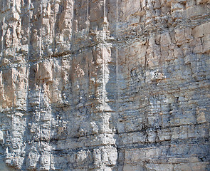 Image showing layered rock face