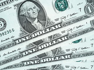 Image showing Dollar notes 1 Dollar