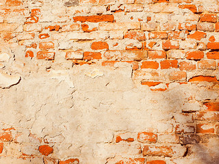 Image showing Retro look Old grunge wall