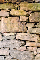 Image showing old stone wall