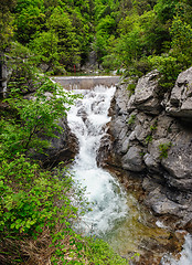 Image showing Waterfall in Olympus Mountains, Greece