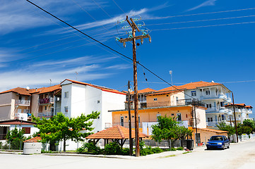 Image showing Leptokaria town, Greece