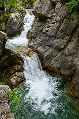 Image showing Waterfall in Olympus Mountains, Greece