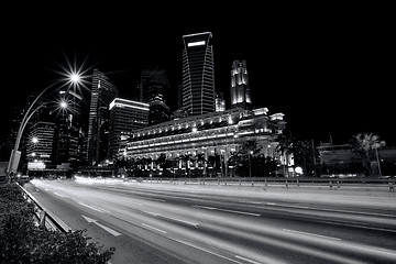 Image showing Light trails