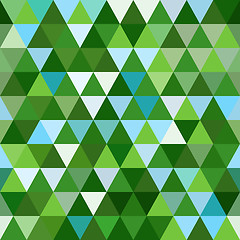 Image showing Seamless geometric background. Mosaic. 