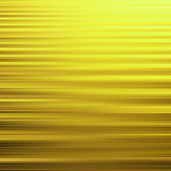 Image showing Gold waves background. Metal plate with reflected light. 