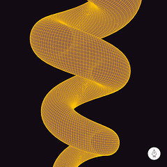 Image showing Spiral. 3d vector illustration. 