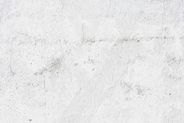 Image showing Grungy white concrete wall background