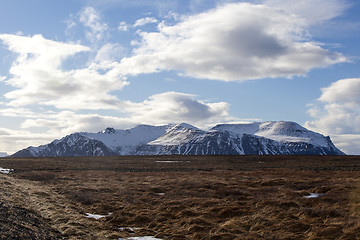 Image showing Beautiful volcano landscape in Iceland