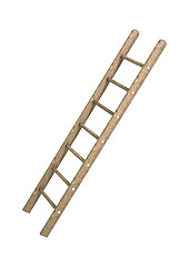 Image showing Wooden Step Ladder