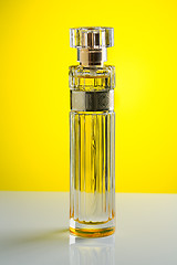 Image showing Cylindrical perfume bottle