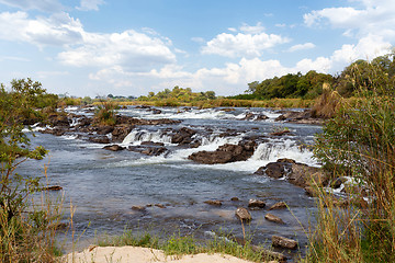 Image showing Famous Popa falls in Caprivi, North Namibia