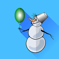 Image showing Snowman