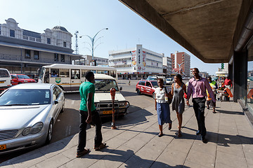 Image showing Street in Bulawayo Zimbabwe